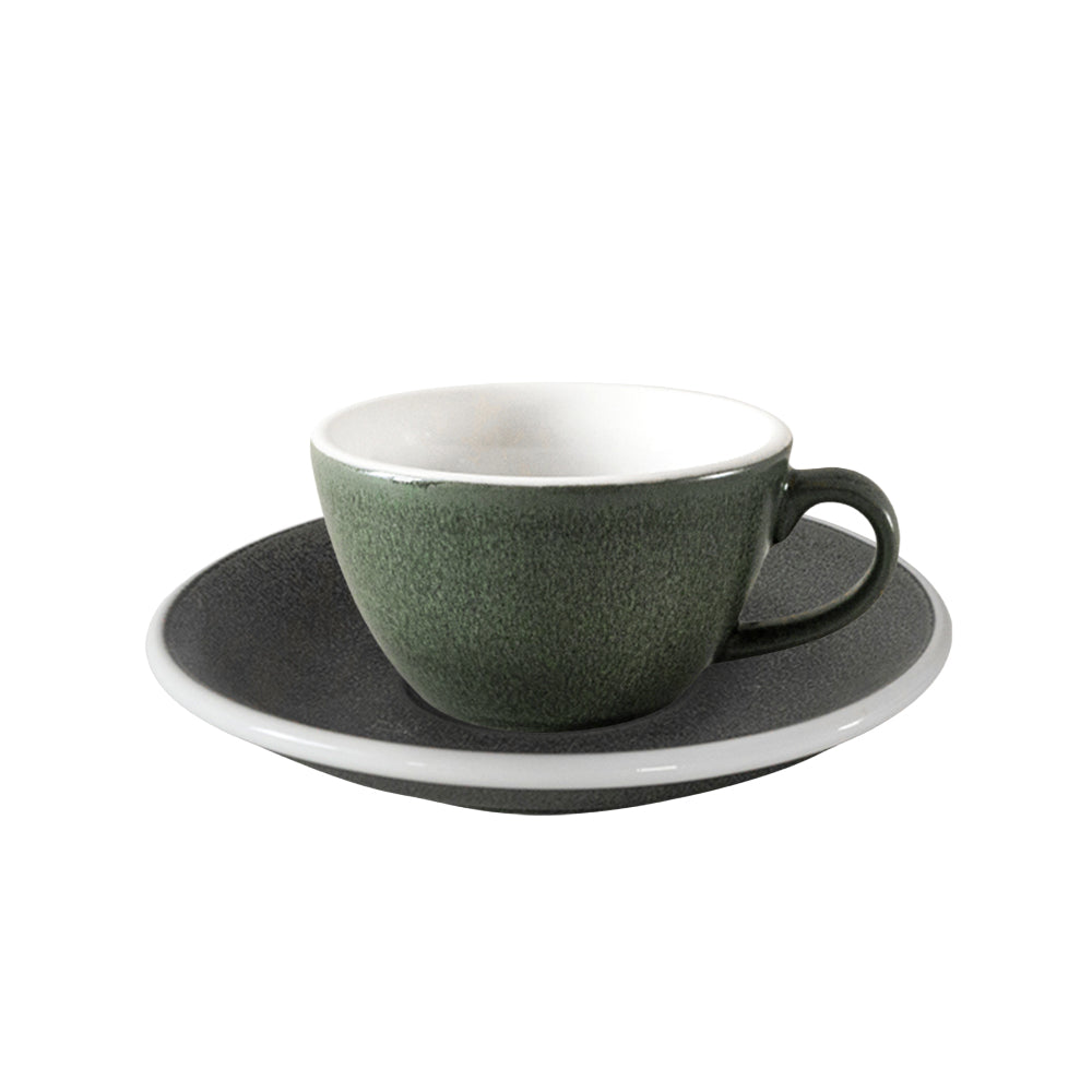 Loveramics Egg Mineral Flat White Cup (150ml) and Saucer (14.5cm) Set