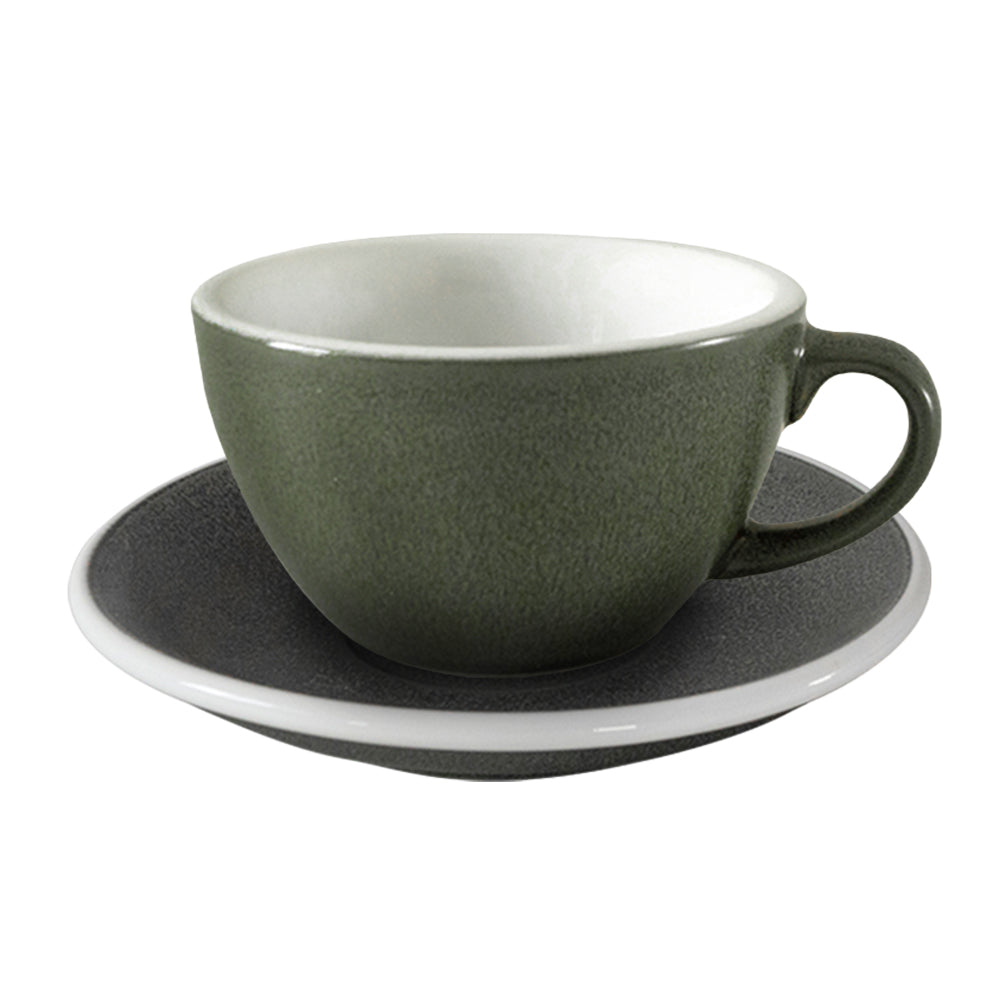 Loveramics Egg Mineral Cappuccino Cup (200ml) and Saucer (14.5cm) Set