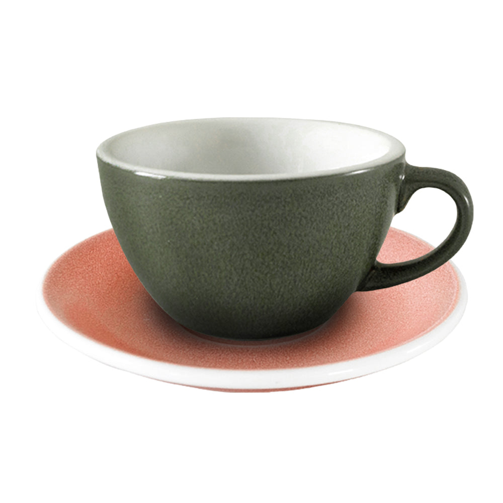 Loveramics Egg Mineral Cappuccino Cup (200ml) and Saucer (14.5cm) Set