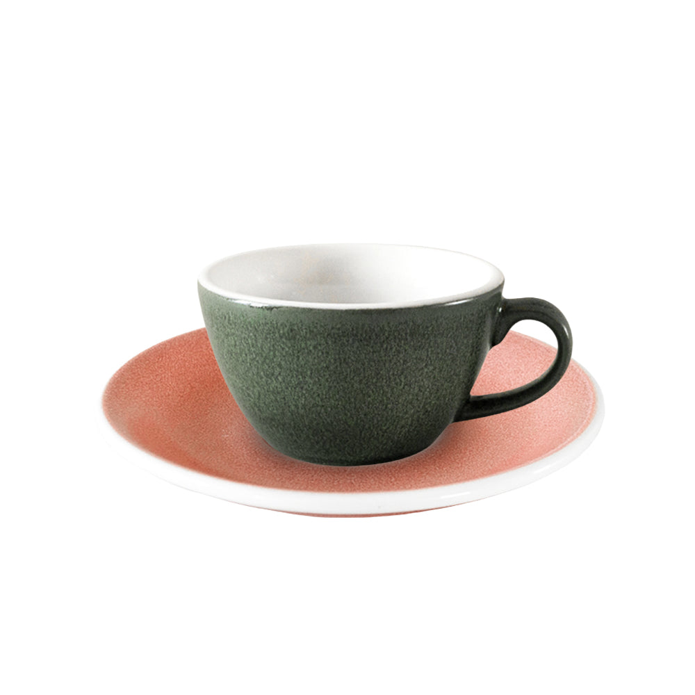 Loveramics Egg Mineral Flat White Cup (150ml) and Saucer (14.5cm) Set