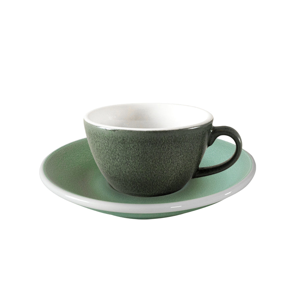 Loveramics Egg Mineral Flat White Cup (150ml) and Saucer (14.5cm) Set