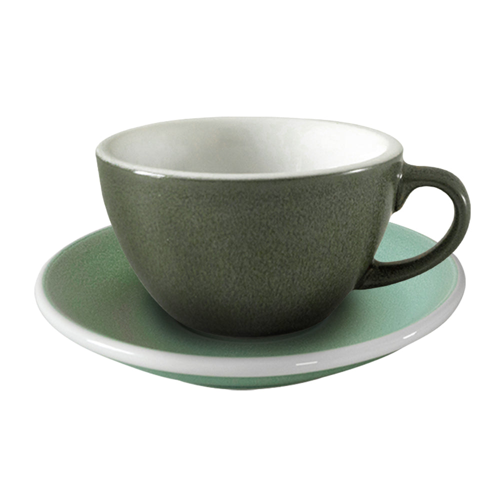 Loveramics Egg Mineral Cappuccino Cup (200ml) and Saucer (14.5cm) Set