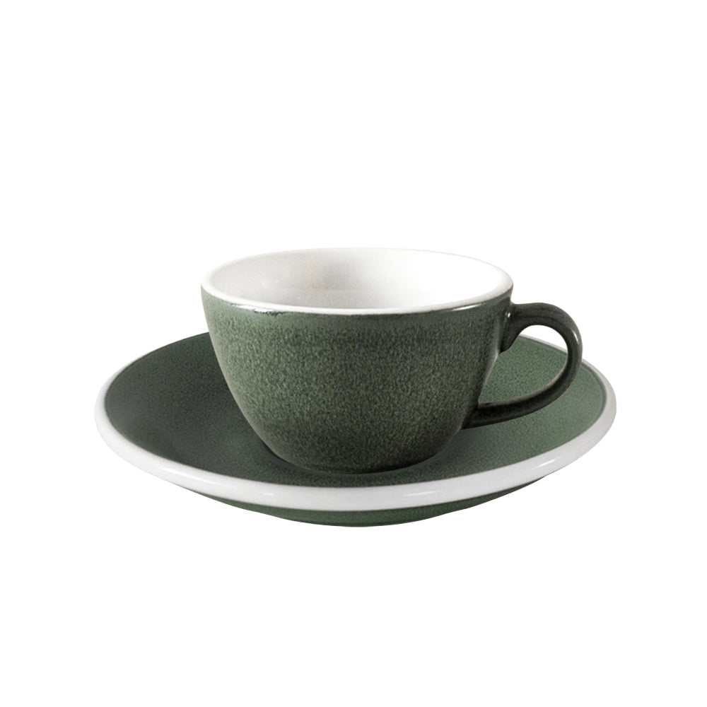 Loveramics Egg Mineral Flat White Cup (150ml) and Saucer (14.5cm) Set