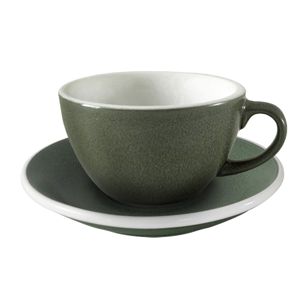 Loveramics Egg Mineral Cappuccino Cup (200ml) and Saucer (14.5cm) Set