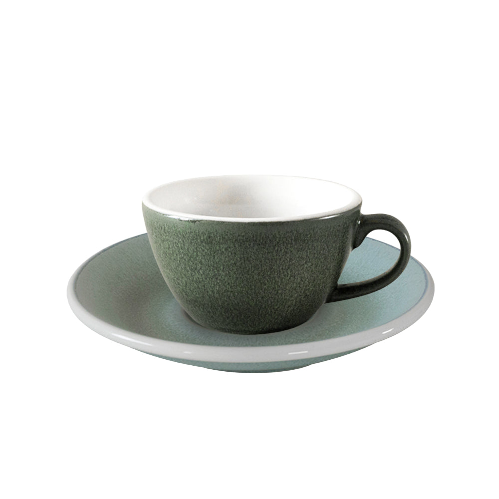 Loveramics Egg Mineral Flat White Cup (150ml) and Saucer (14.5cm) Set