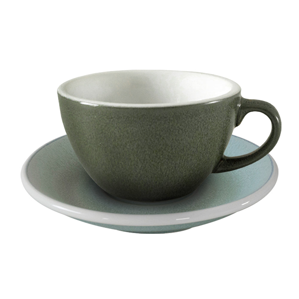 Loveramics Egg Mineral Cappuccino Cup (200ml) and Saucer (14.5cm) Set
