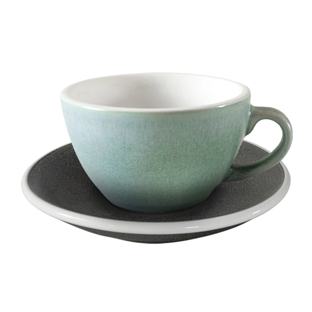 Loveramics Egg Mineral Cappuccino Cup (200ml) and Saucer (14.5cm) Set