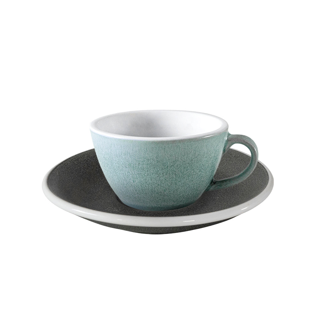 Loveramics Egg Mineral Flat White Cup (150ml) and Saucer (14.5cm) Set