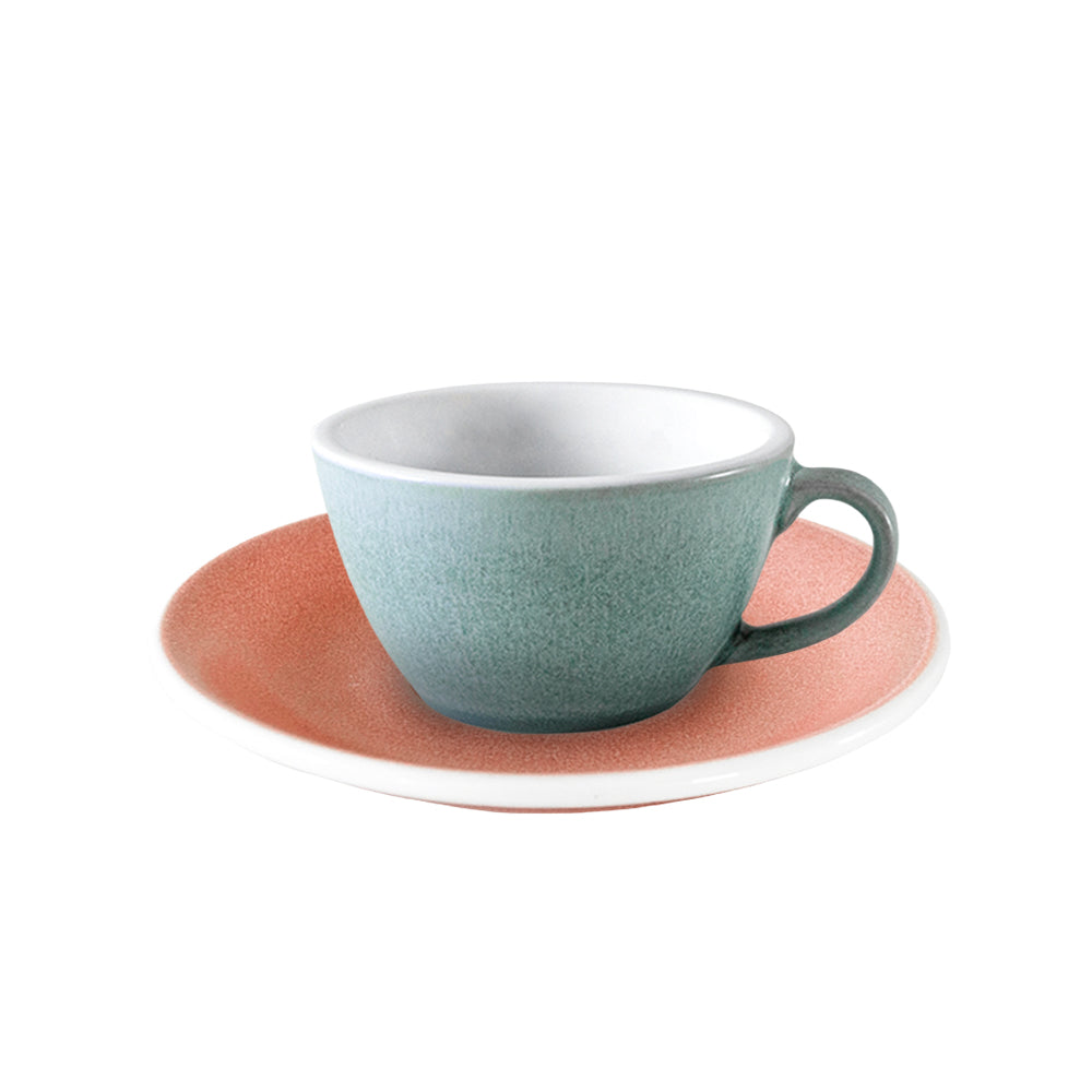 Loveramics Egg Mineral Flat White Cup (150ml) and Saucer (14.5cm) Set