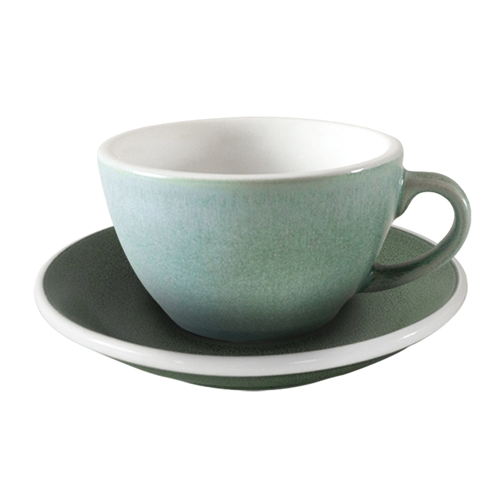 Loveramics Egg Mineral Cappuccino Cup (200ml) and Saucer (14.5cm) Set