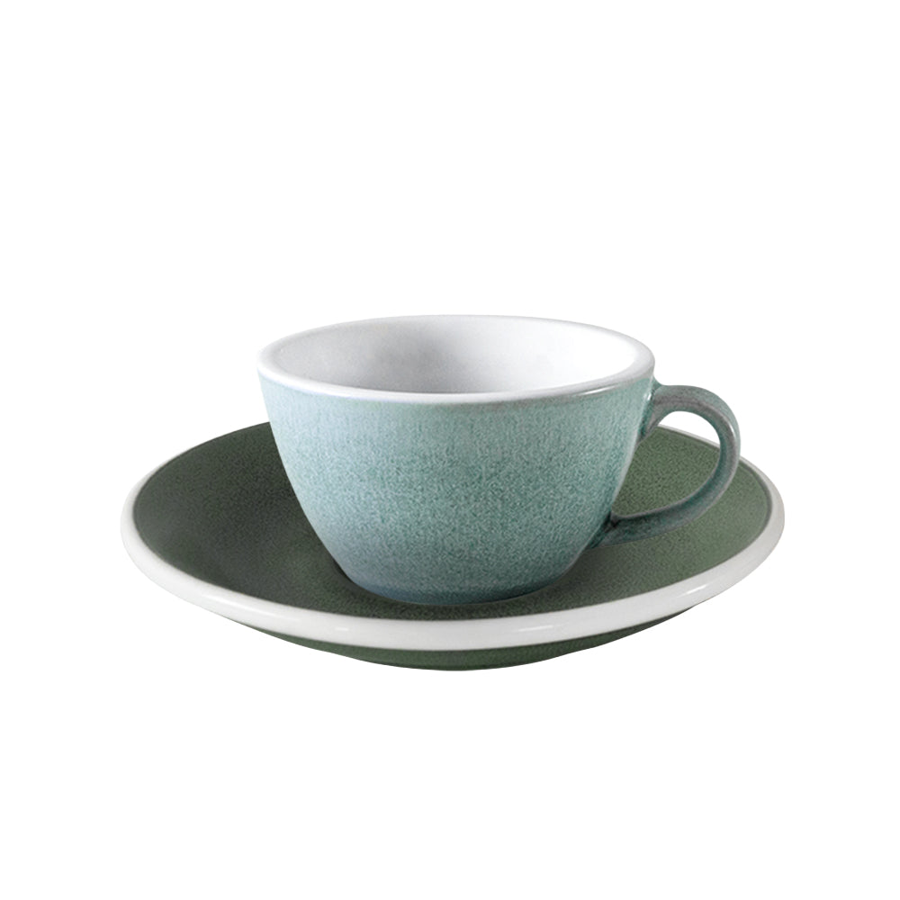 Loveramics Egg Mineral Flat White Cup (150ml) and Saucer (14.5cm) Set