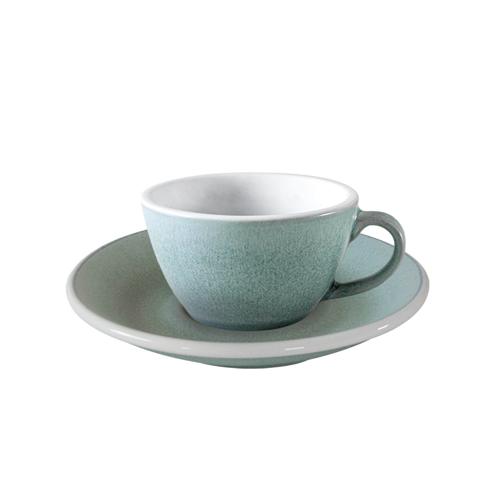 Loveramics Egg Mineral Flat White Cup (150ml) and Saucer (14.5cm) Set