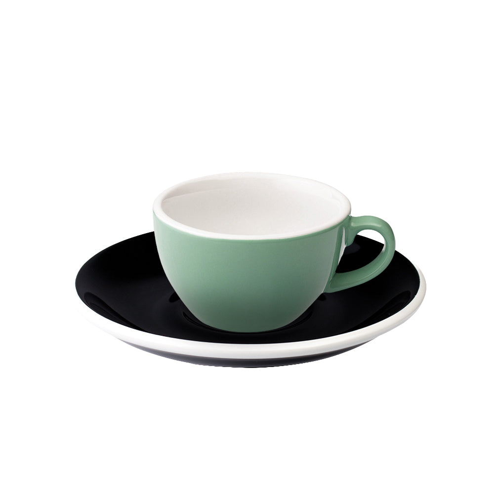 Loveramics Egg Flat White Cup (150ml) and Saucer (14.5cm) Set