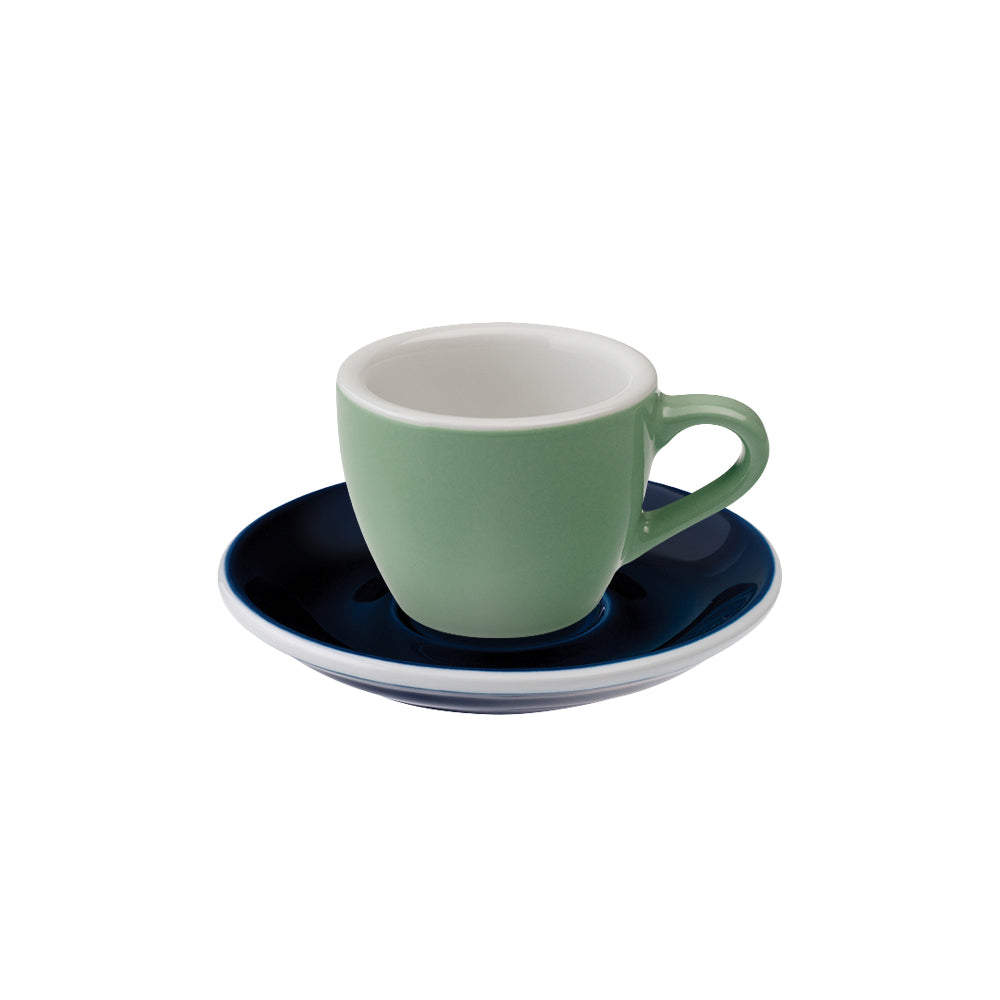 Loveramics Egg Espresso Cup (80ml) and Saucer (11.5cm) Set