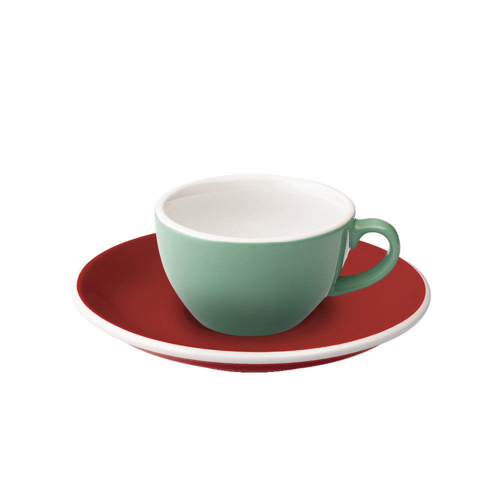 Loveramics Egg Flat White Cup (150ml) and Saucer (14.5cm) Set