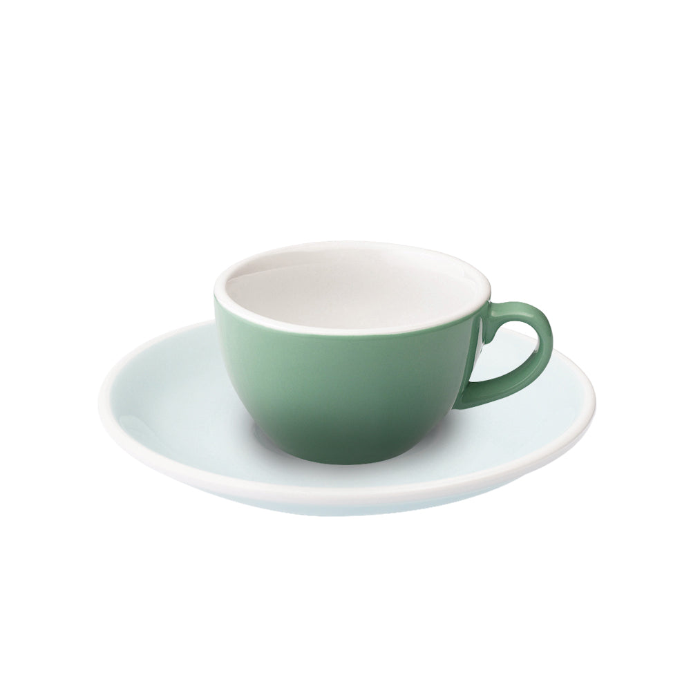 Loveramics Egg Flat White Cup (150ml) and Saucer (14.5cm) Set
