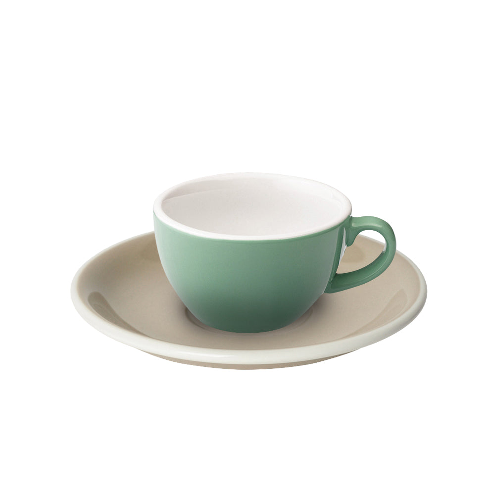 Loveramics Egg Flat White Cup (150ml) and Saucer (14.5cm) Set