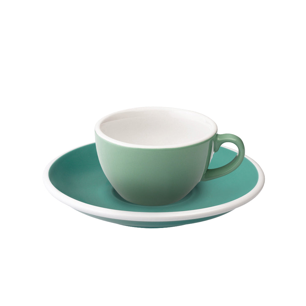 Loveramics Egg Flat White Cup (150ml) and Saucer (14.5cm) Set