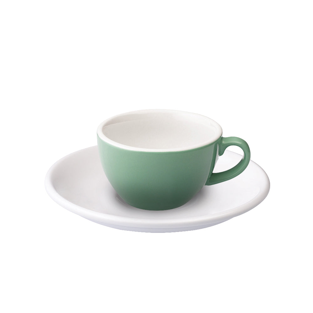 Loveramics Egg Flat White Cup (150ml) and Saucer (14.5cm) Set