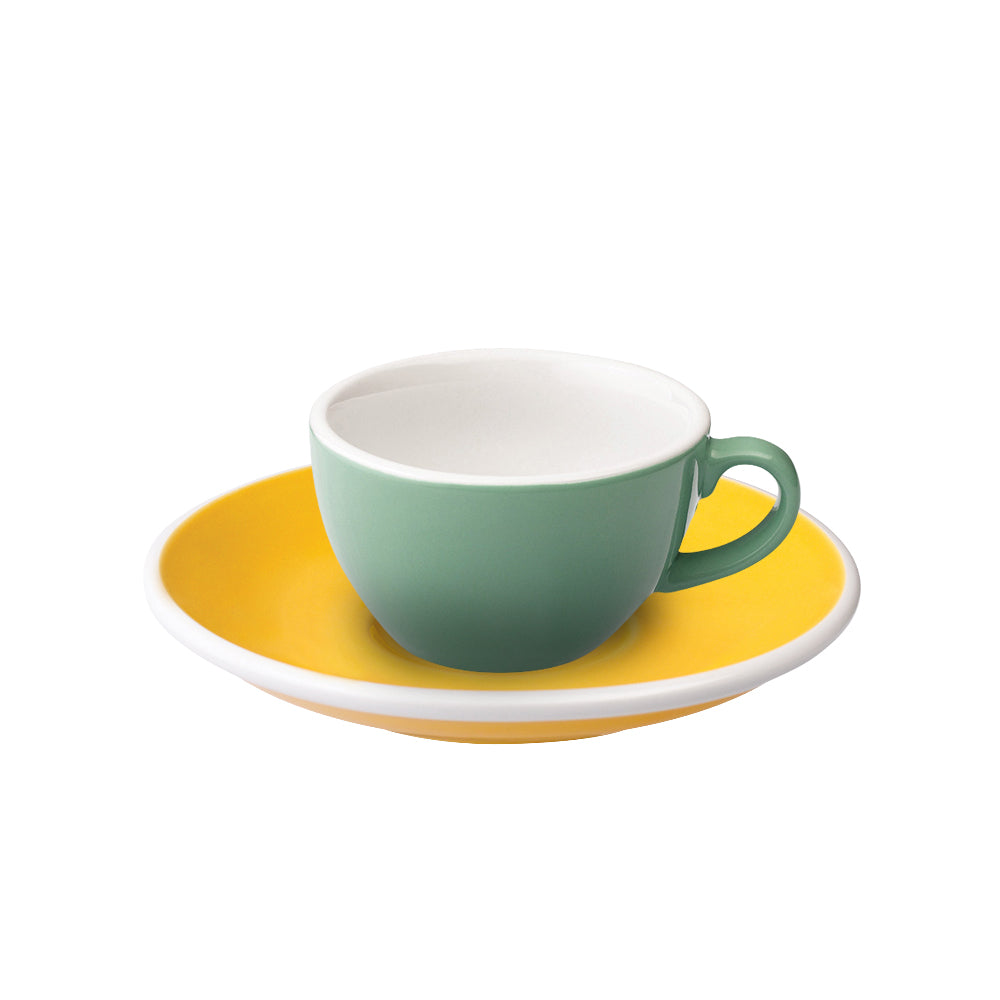Loveramics Egg Flat White Cup (150ml) and Saucer (14.5cm) Set