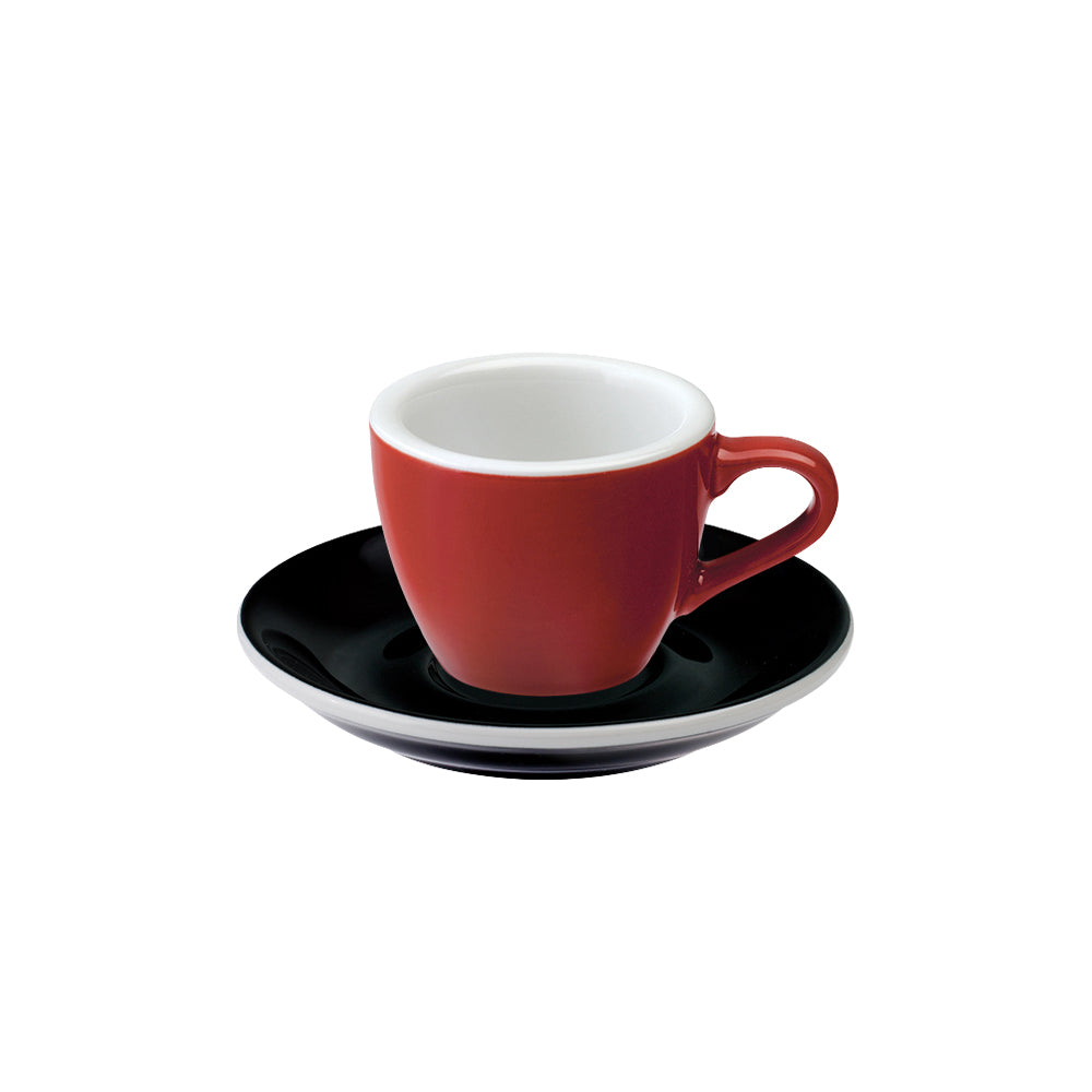 Loveramics Egg Espresso Cup (80ml) and Saucer (11.5cm) Set
