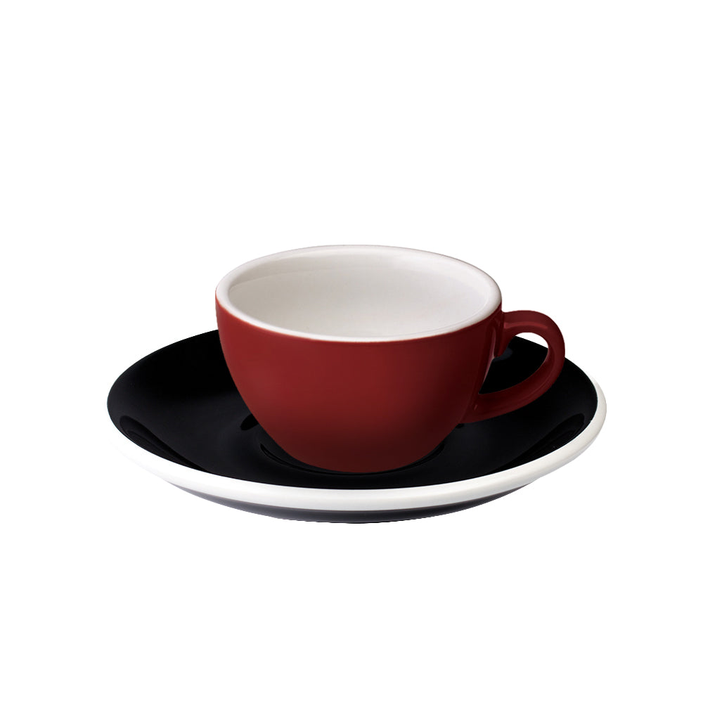 Loveramics Egg Flat White Cup (150ml) and Saucer (14.5cm) Set