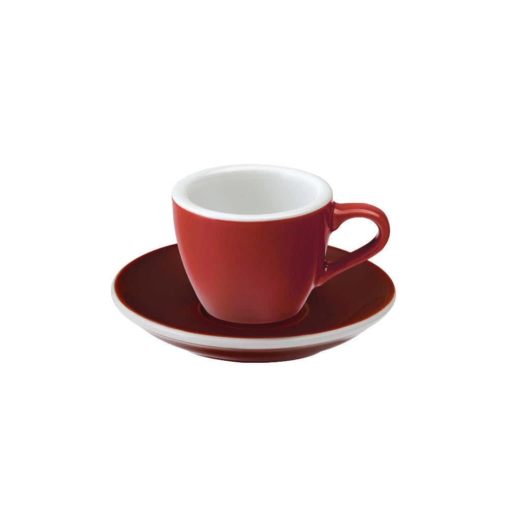 Loveramics Egg Espresso Cup (80ml) and Saucer (11.5cm) Set