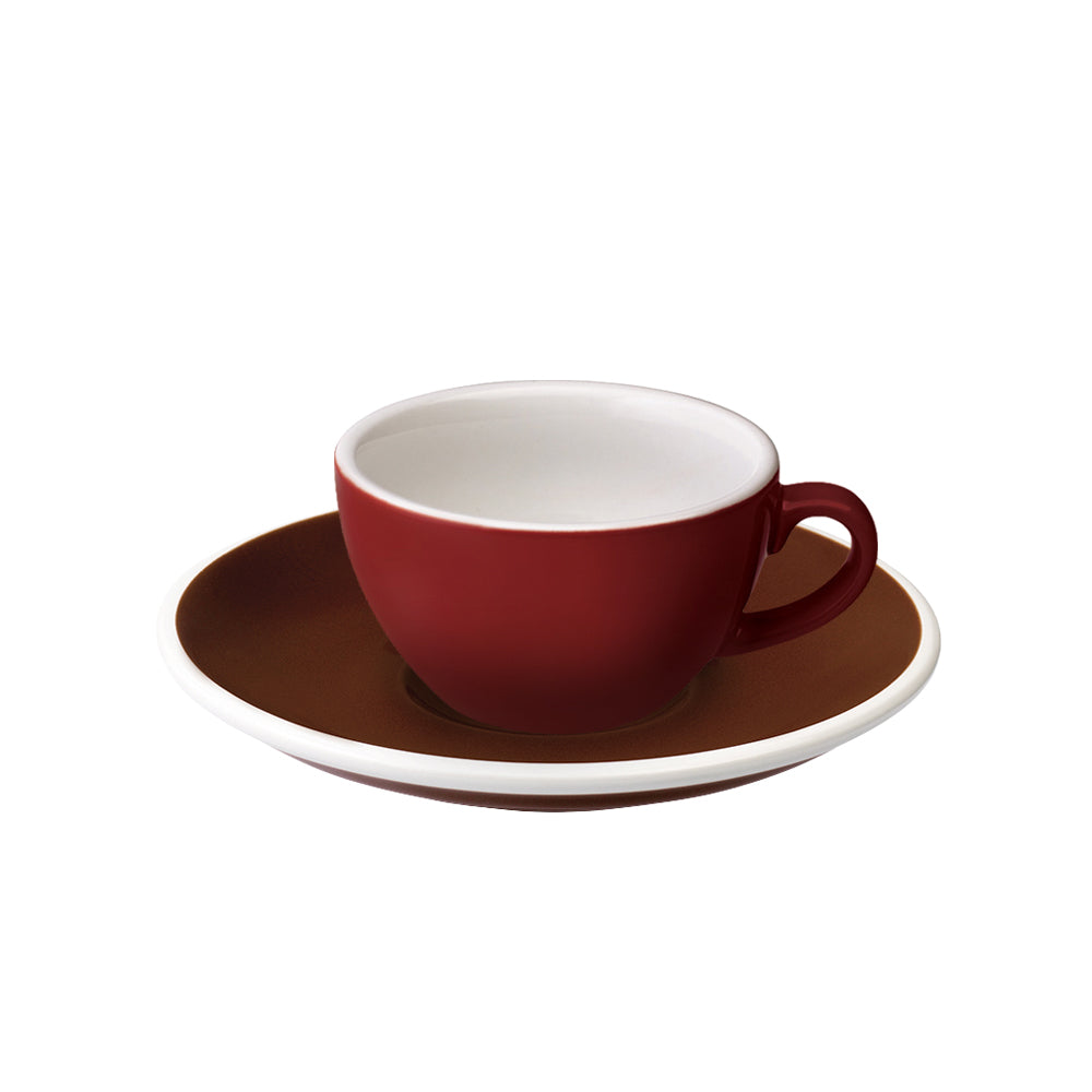 Loveramics Egg Flat White Cup (150ml) and Saucer (14.5cm) Set