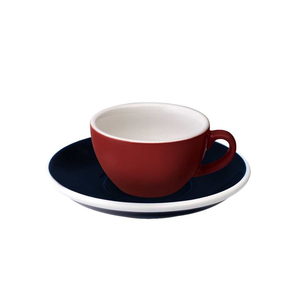 Loveramics Egg Flat White Cup (150ml) and Saucer (14.5cm) Set