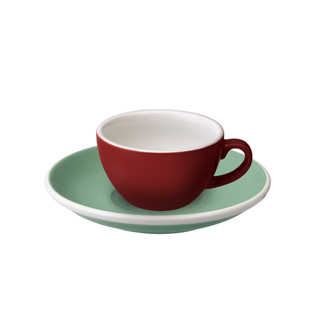 Loveramics Egg Flat White Cup (150ml) and Saucer (14.5cm) Set