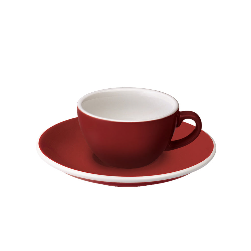 Loveramics Egg Flat White Cup (150ml) and Saucer (14.5cm) Set