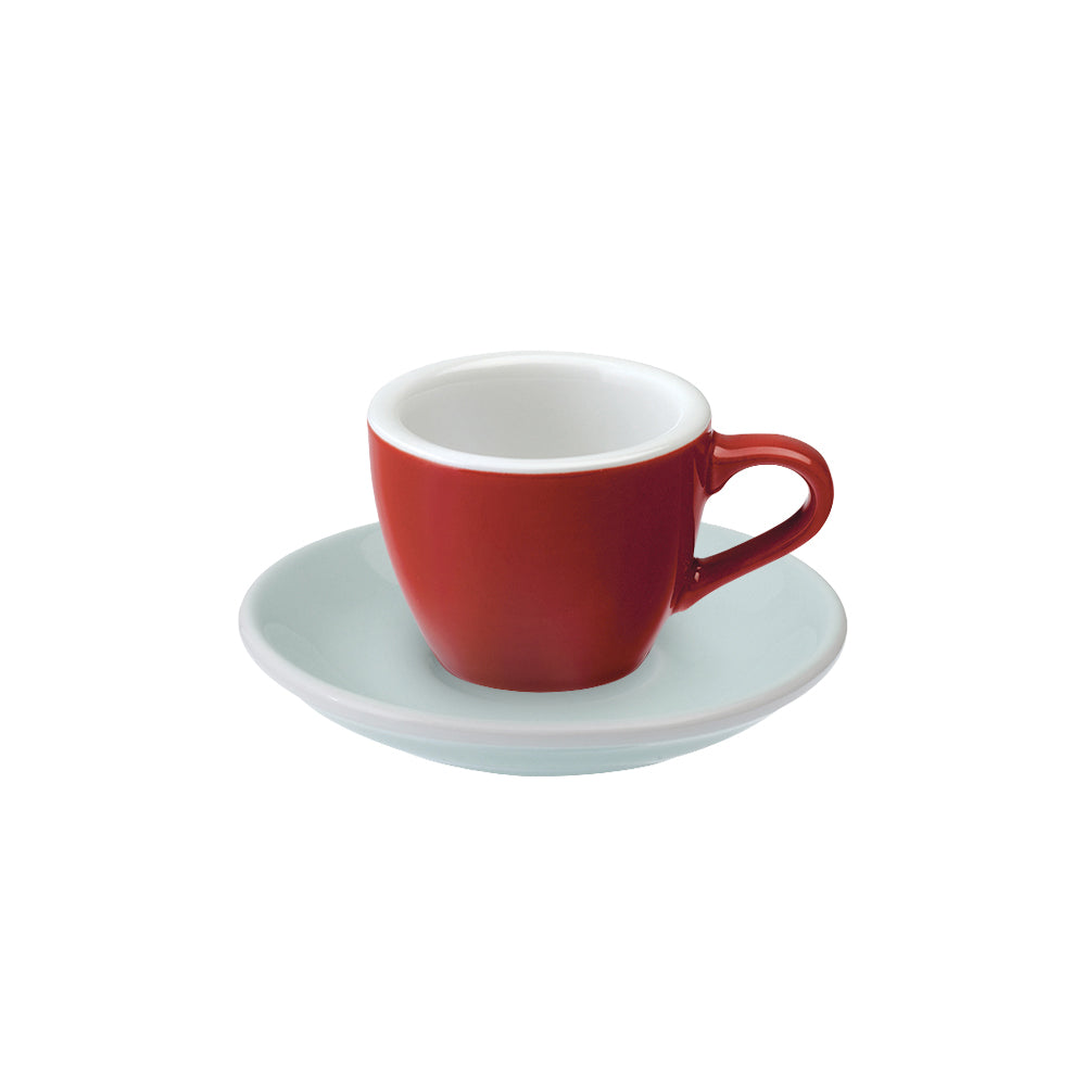 Loveramics Egg Espresso Cup (80ml) and Saucer (11.5cm) Set