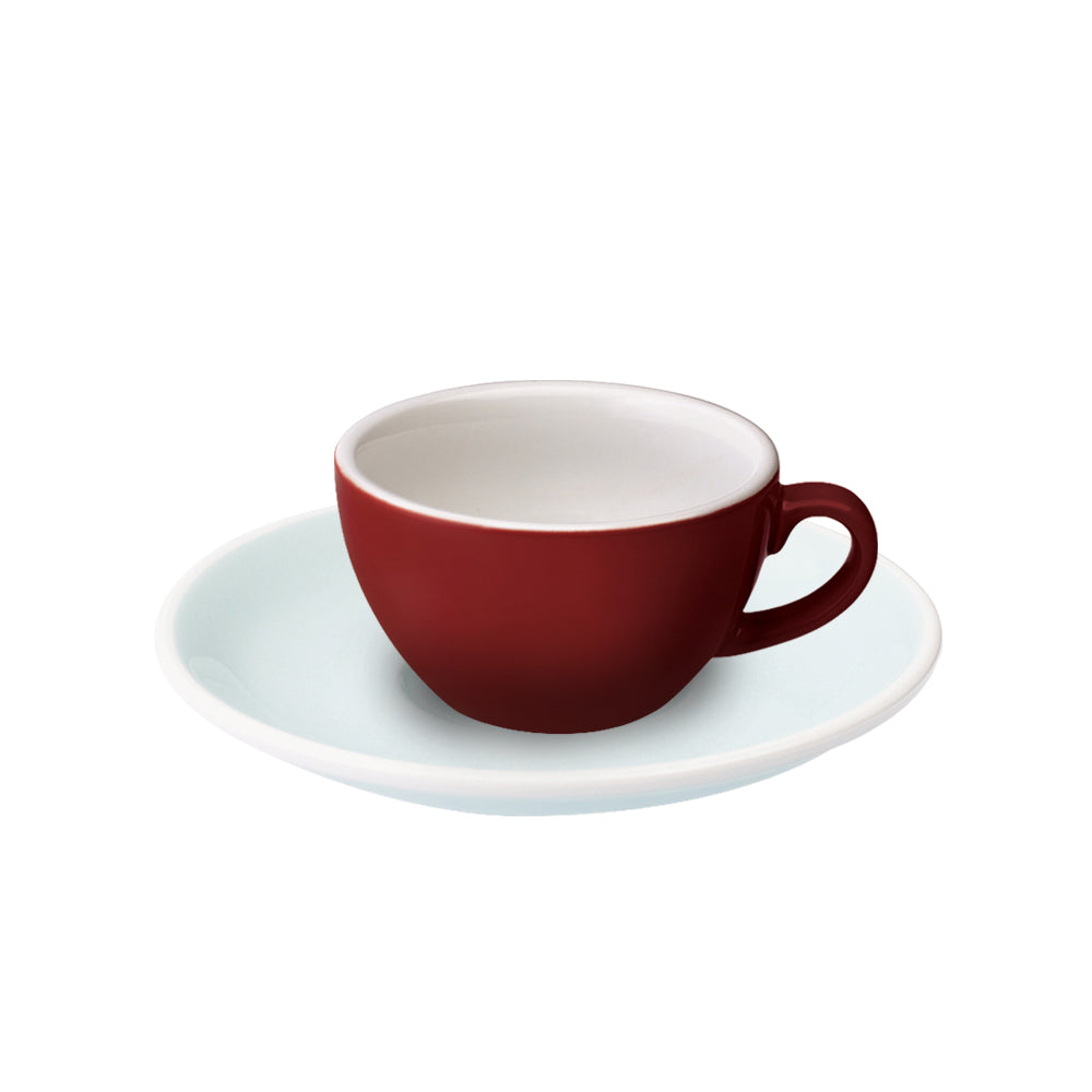 Loveramics Egg Flat White Cup (150ml) and Saucer (14.5cm) Set