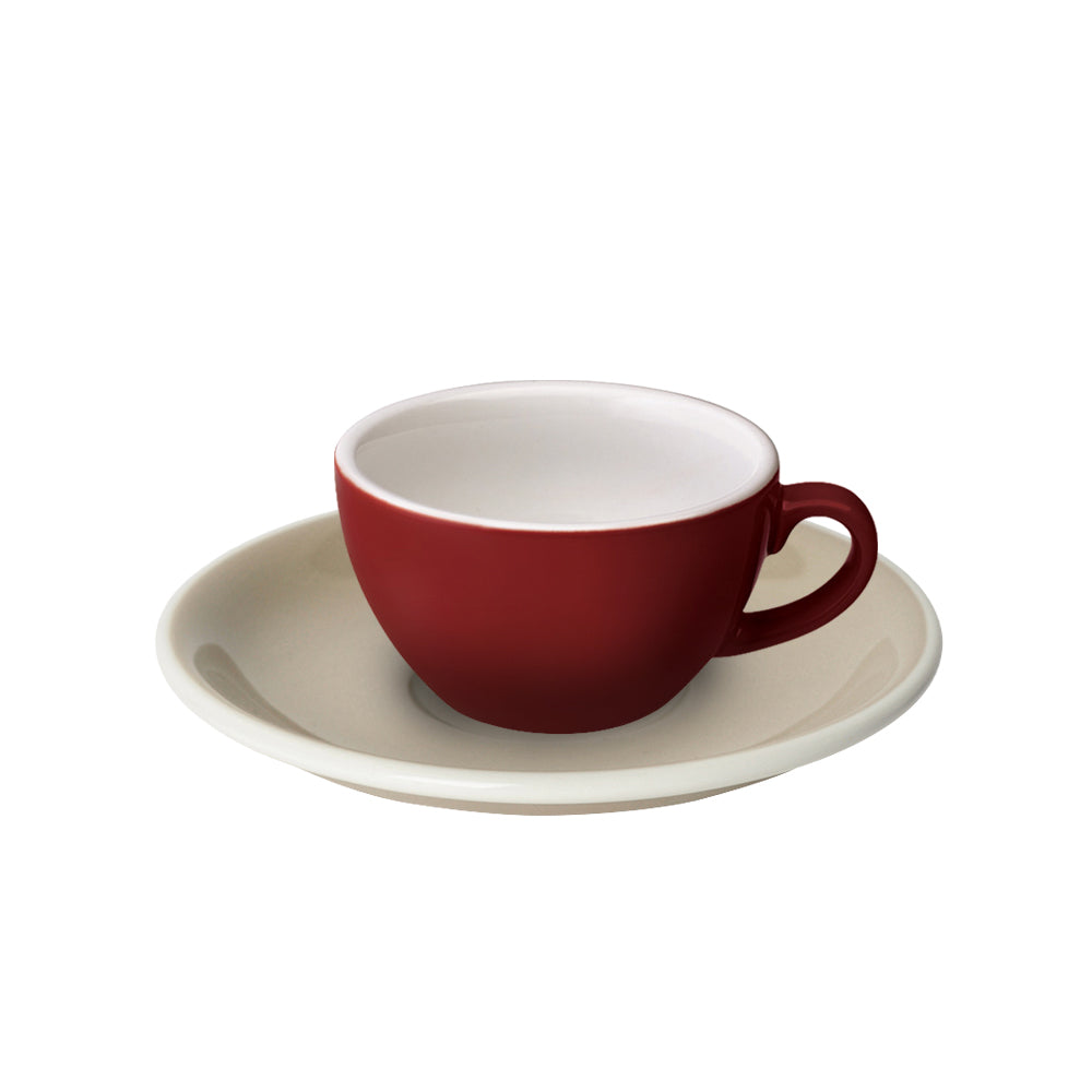 Loveramics Egg Flat White Cup (150ml) and Saucer (14.5cm) Set