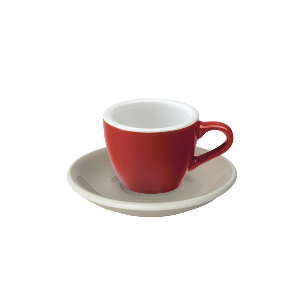 Loveramics Egg Espresso Cup (80ml) and Saucer (11.5cm) Set