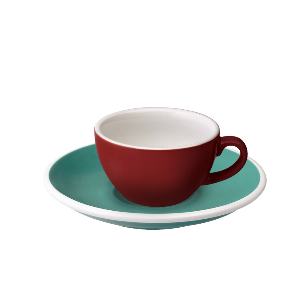 Loveramics Egg Flat White Cup (150ml) and Saucer (14.5cm) Set