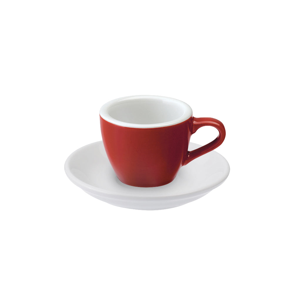 Loveramics Egg Espresso Cup (80ml) and Saucer (11.5cm) Set