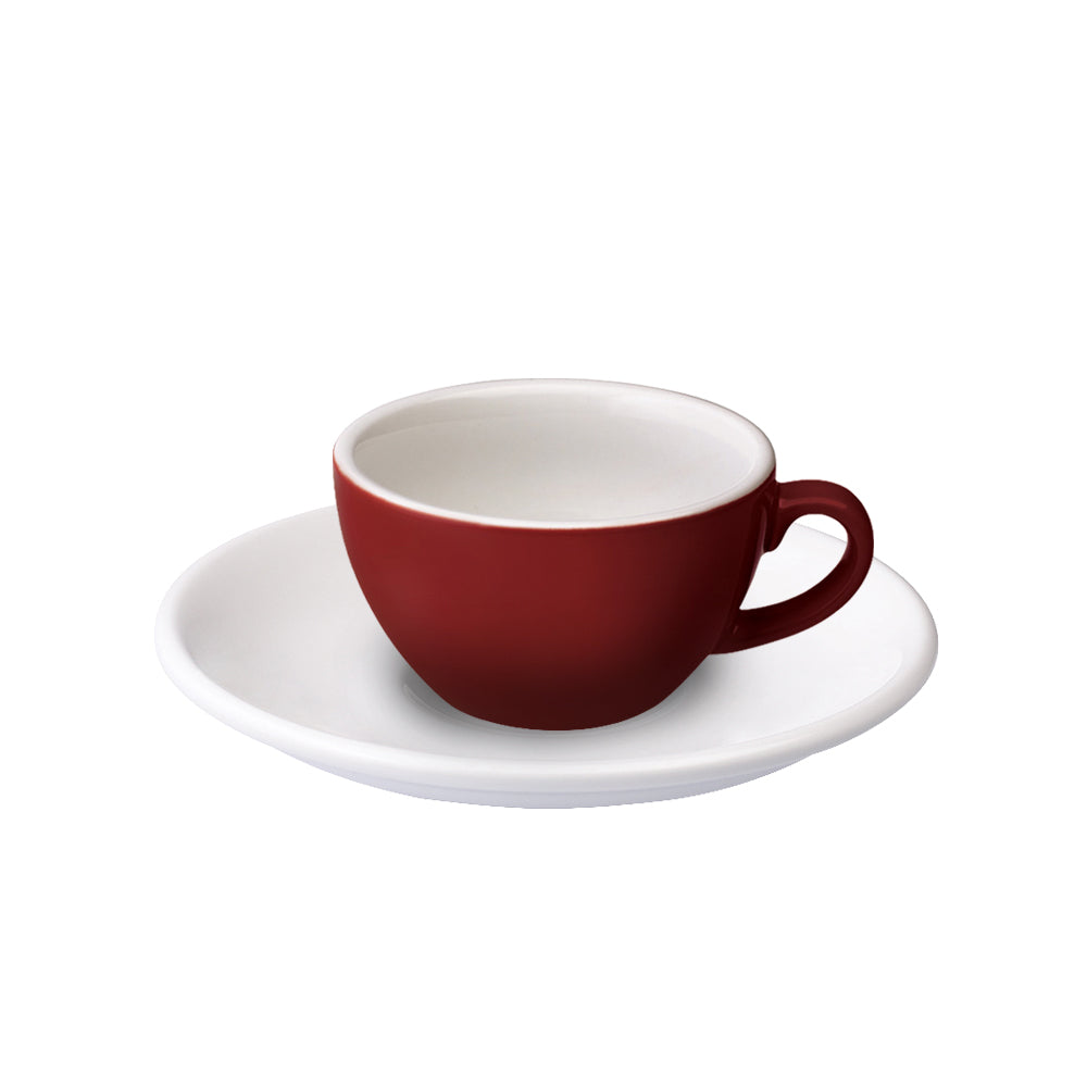 Loveramics Egg Flat White Cup (150ml) and Saucer (14.5cm) Set