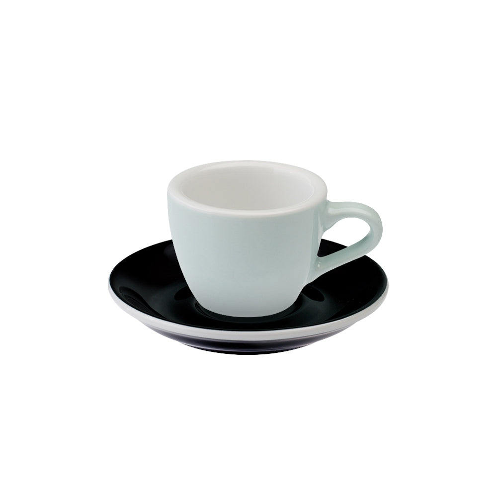 Loveramics Egg Espresso Cup (80ml) and Saucer (11.5cm) Set