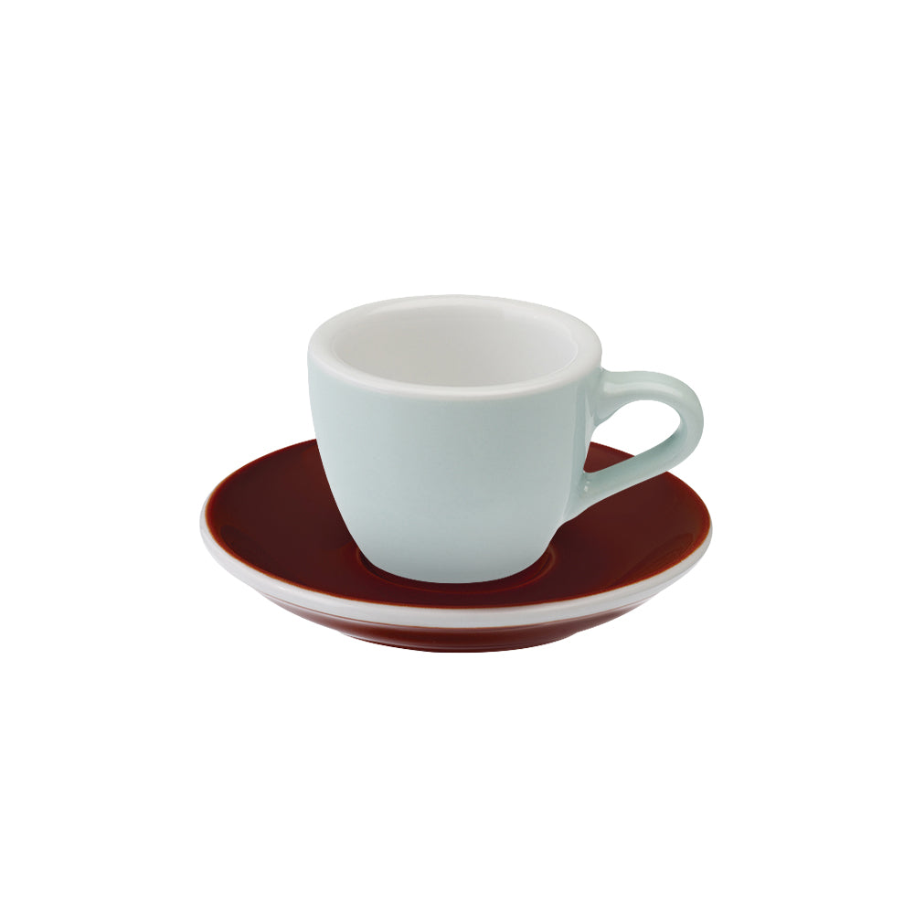 Loveramics Egg Espresso Cup (80ml) and Saucer (11.5cm) Set