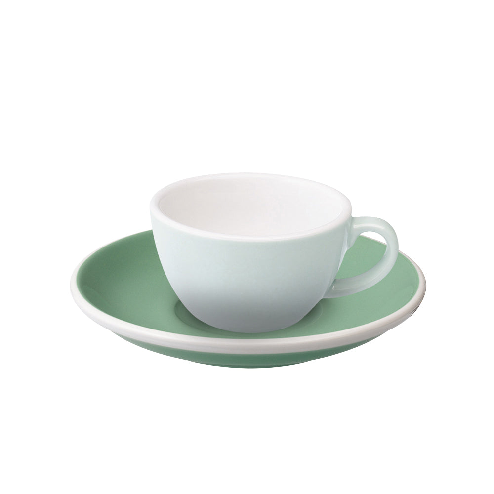 Loveramics Egg Flat White Cup (150ml) and Saucer (14.5cm) Set