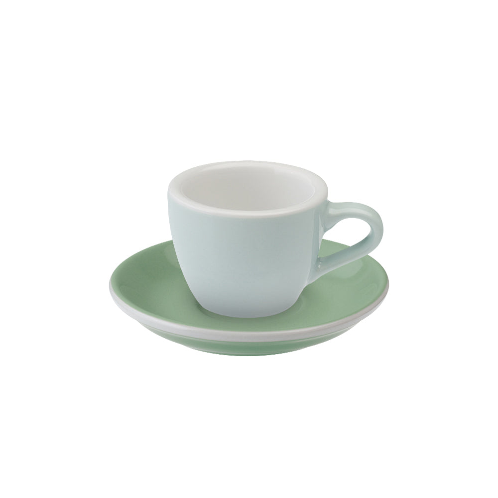 Loveramics Egg Espresso Cup (80ml) and Saucer (11.5cm) Set