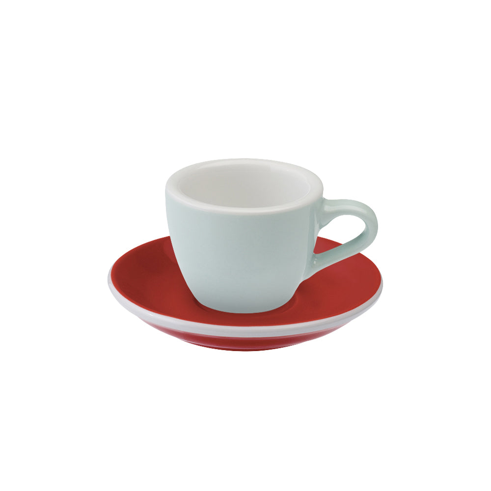 Loveramics Egg Espresso Cup (80ml) and Saucer (11.5cm) Set