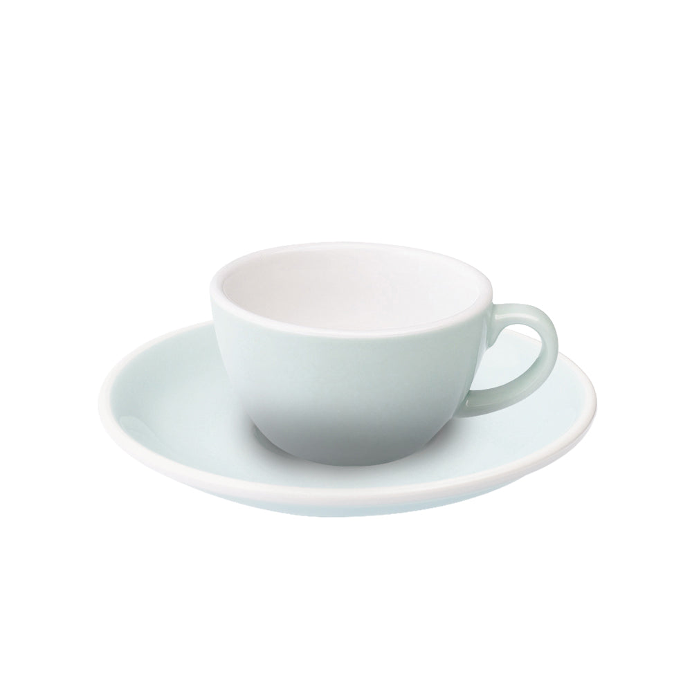 Loveramics Egg Flat White Cup (150ml) and Saucer (14.5cm) Set