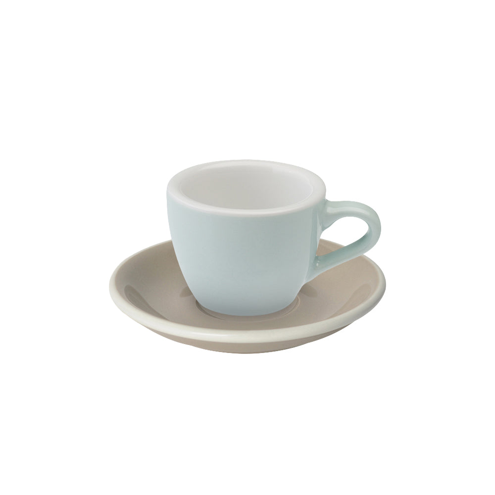 Loveramics Egg Espresso Cup (80ml) and Saucer (11.5cm) Set