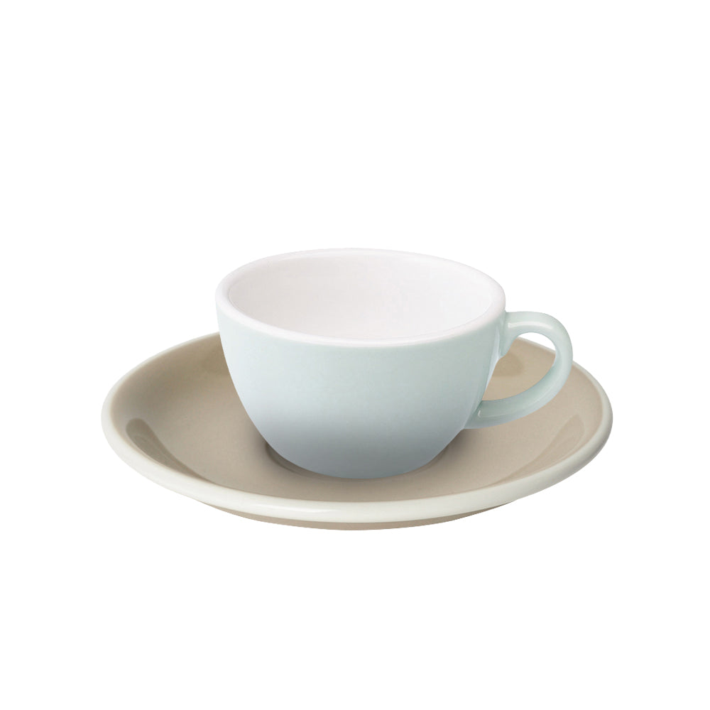 Loveramics Egg Flat White Cup (150ml) and Saucer (14.5cm) Set
