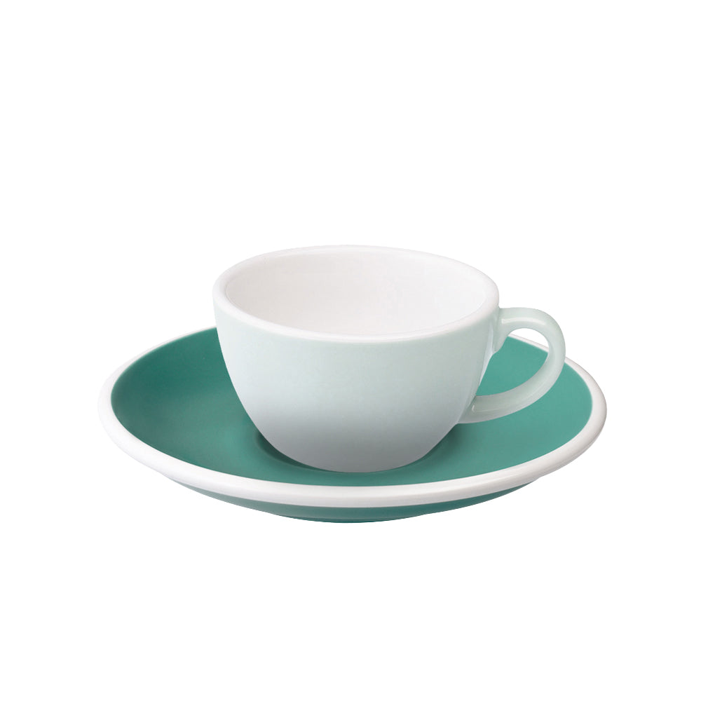 Loveramics Egg Flat White Cup (150ml) and Saucer (14.5cm) Set