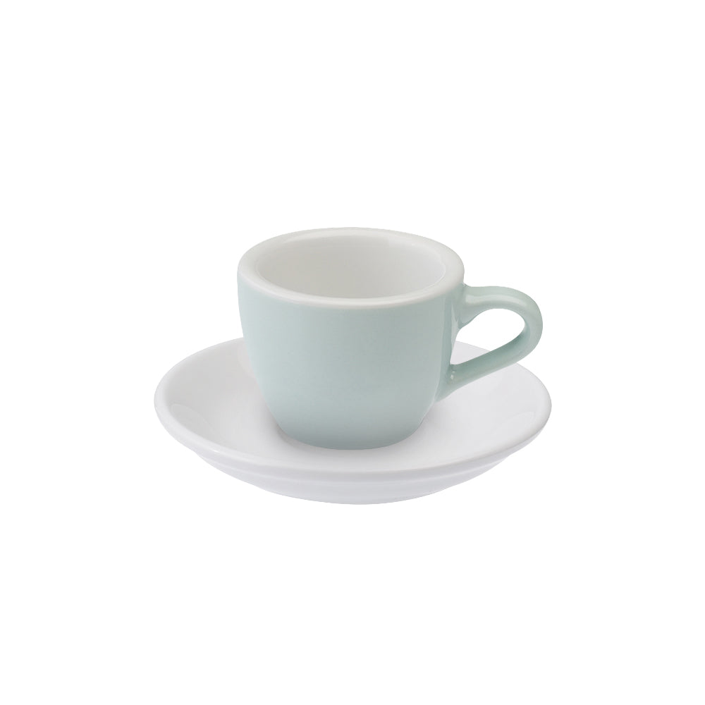Loveramics Egg Espresso Cup (80ml) and Saucer (11.5cm) Set