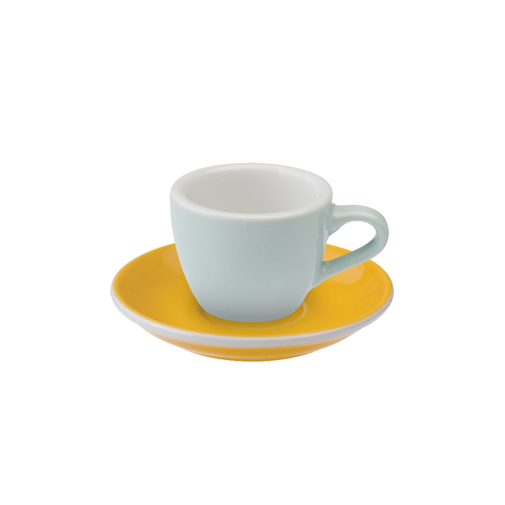 Loveramics Egg Espresso Cup (80ml) and Saucer (11.5cm) Set