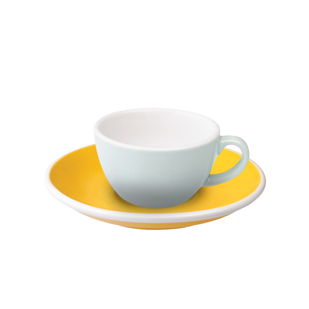 Loveramics Egg Flat White Cup (150ml) and Saucer (14.5cm) Set
